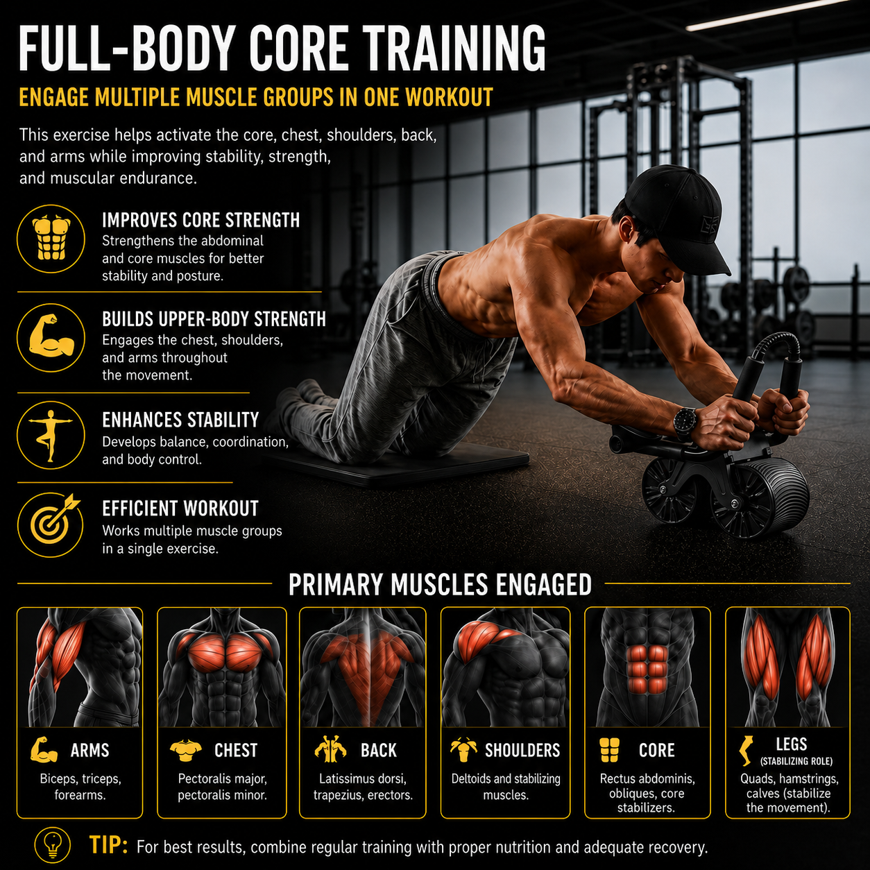 CoreDrive Smart Rebound Ab Trainer