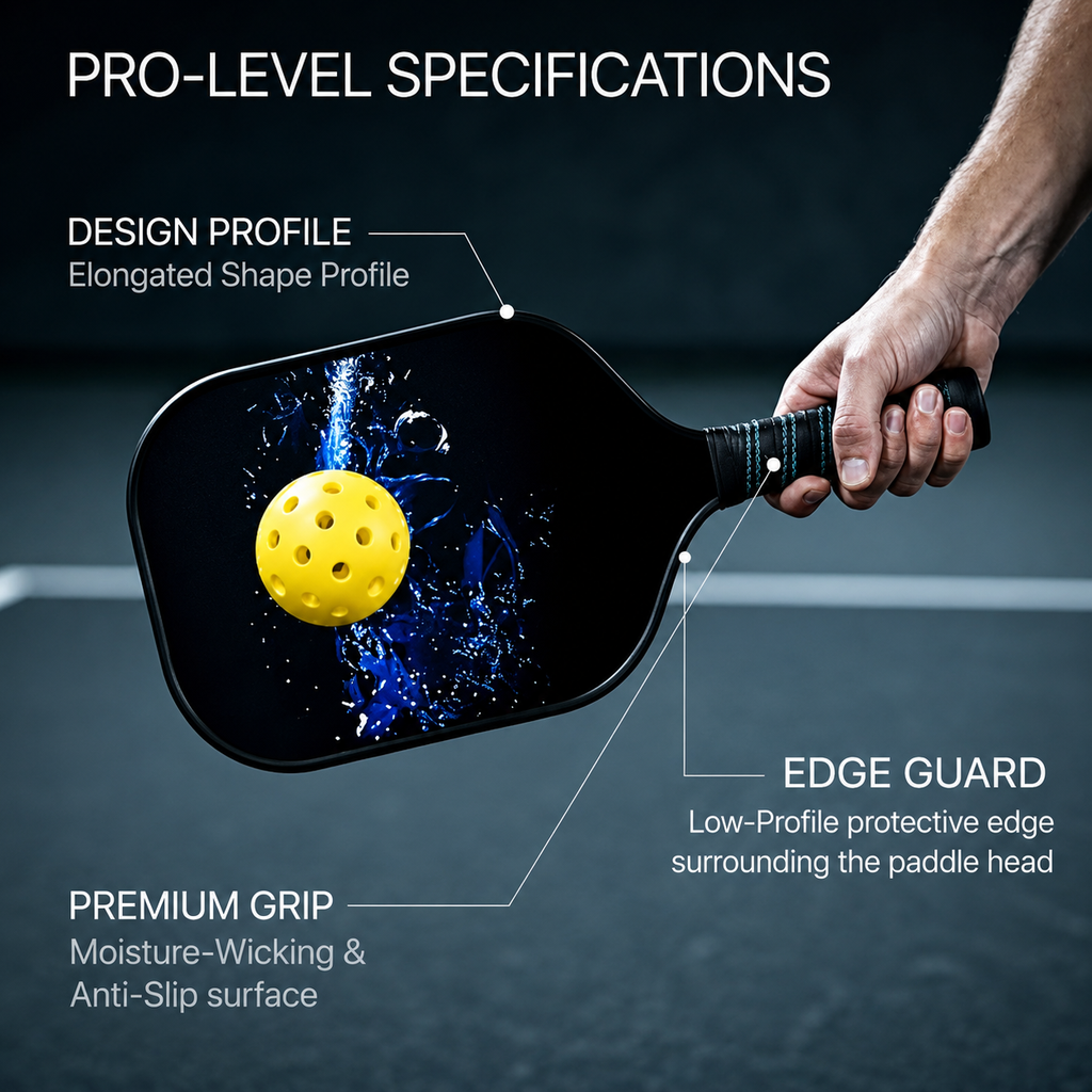 NOTIVEX Carbon Titan Pickleball Paddle - Premium Carbon Fiber Racket