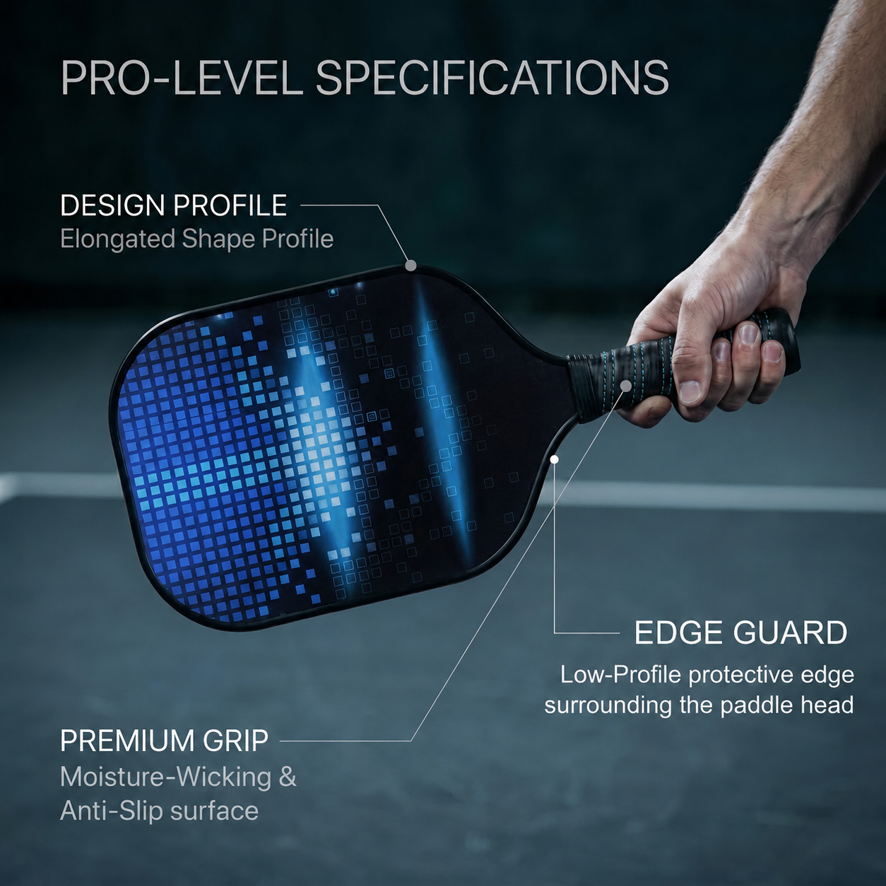 NOTIVEX Carbon Titan Pickleball Paddle - Premium Carbon Fiber Racket