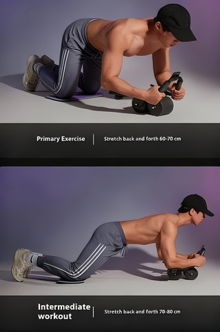 Automatic Rebound Ab Roller – Core & Abdominal Trainer