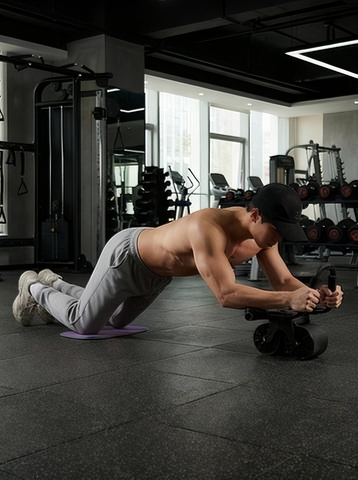 Automatic Rebound Ab Roller – Core & Abdominal Trainer