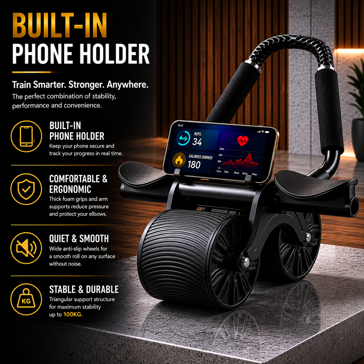 CoreDrive Smart Rebound Ab Trainer