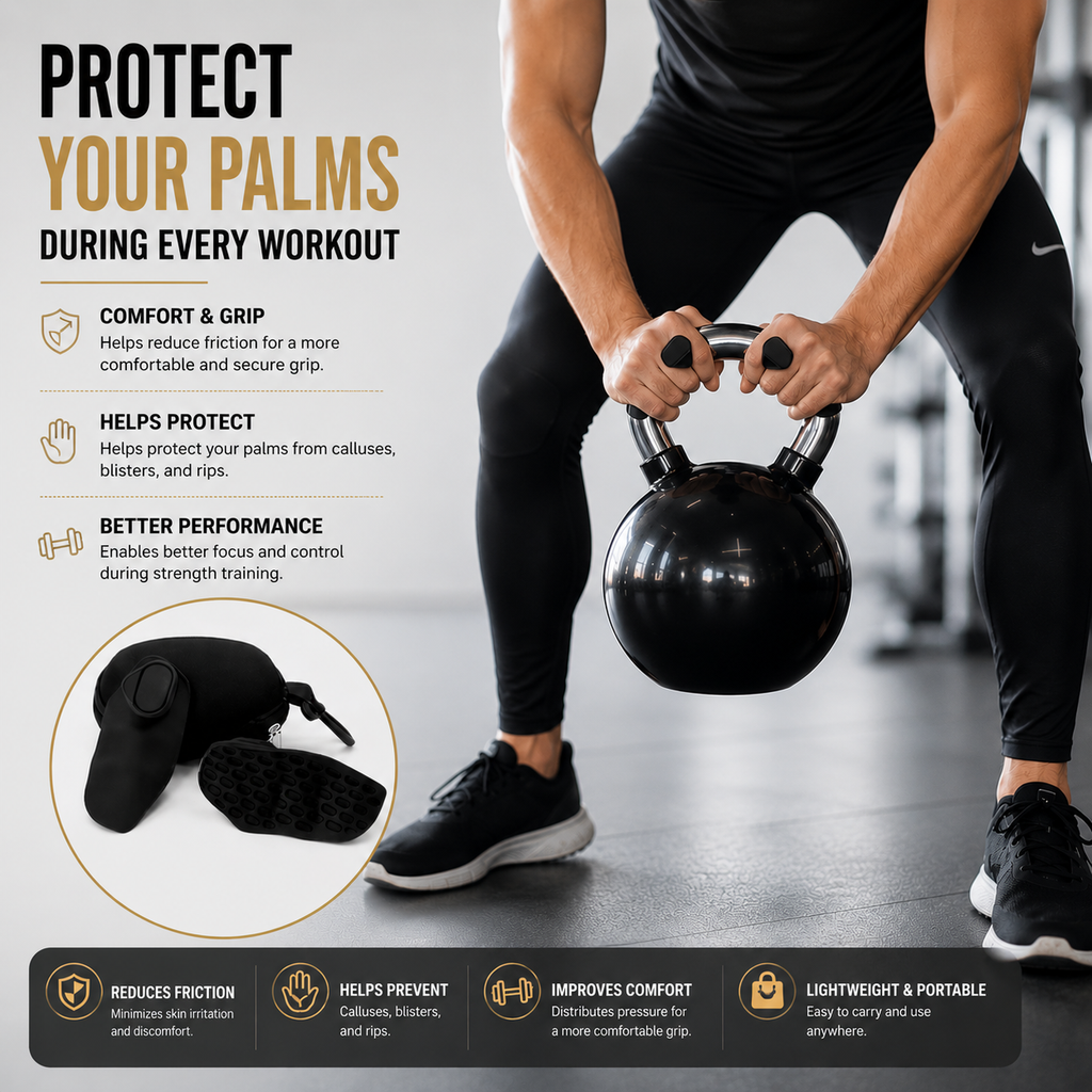 Stop Weight Slipping – Anti-Slip Grip for Heavy Lifting
